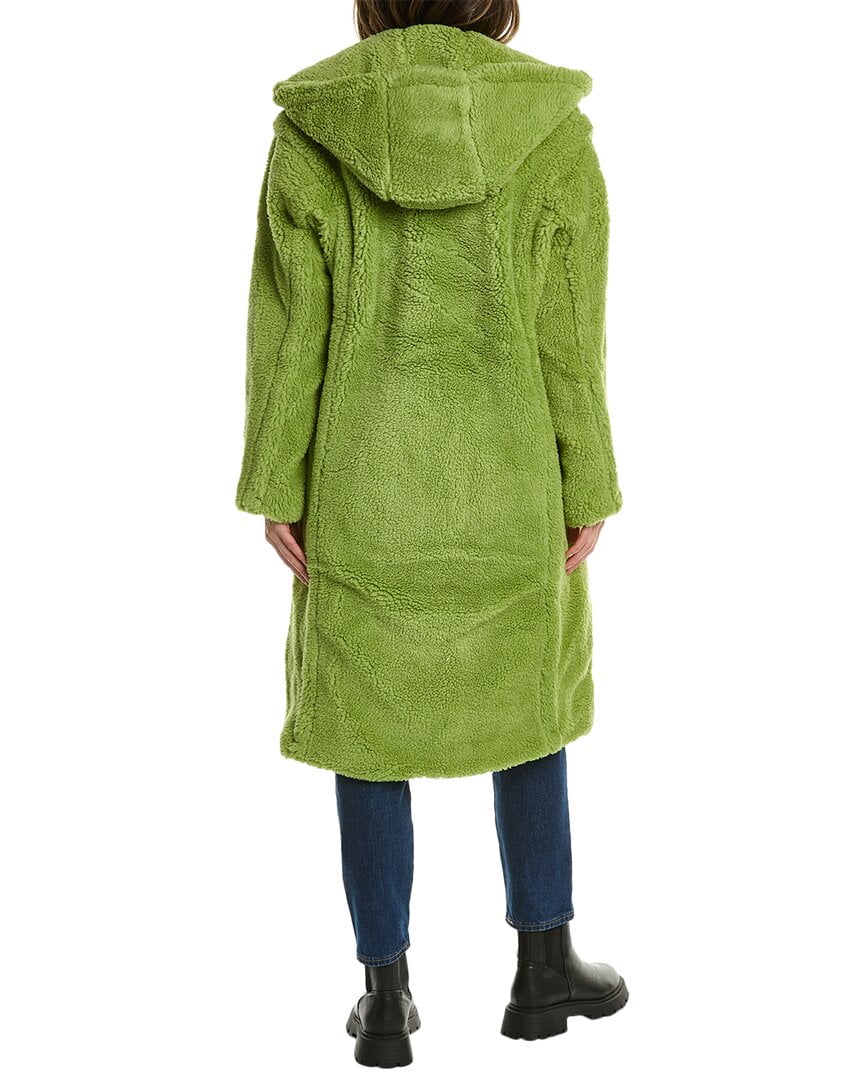 Apparis Mia hooded coat - Black