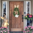 thumbnail image 6 of Garlands For Decoration Easter Bunny Wreath For Front Door - Decorative Easter Rabbits Door Hanging Easter Decorations, 6 of 7