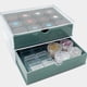 thumbnail image 3 of Organizador de esmalte de uñas Cosméticos Caja de almacenamiento de acrílico Verde, 3 of 9