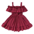 thumbnail image 1 of XQYLOS Tween Girls Party Dress Off Shoulder Formal Wedding Ruffl𝖾 Princess Gown Prom Homecoming Celebration Evening Dress, 1 of 8