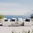 thumbnail image 1 of Modway Saybrook Canapé Sectionnel de Patio Extérieur en Tissu 6 Pcs, Blanc, 1 of 6
