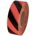 thumbnail image 2 of Tape Planet Orange and Black Safety Striped Flagging Tape 1 3/16" x 31.200 ft Roll Non-Adhesive, 2 of 5