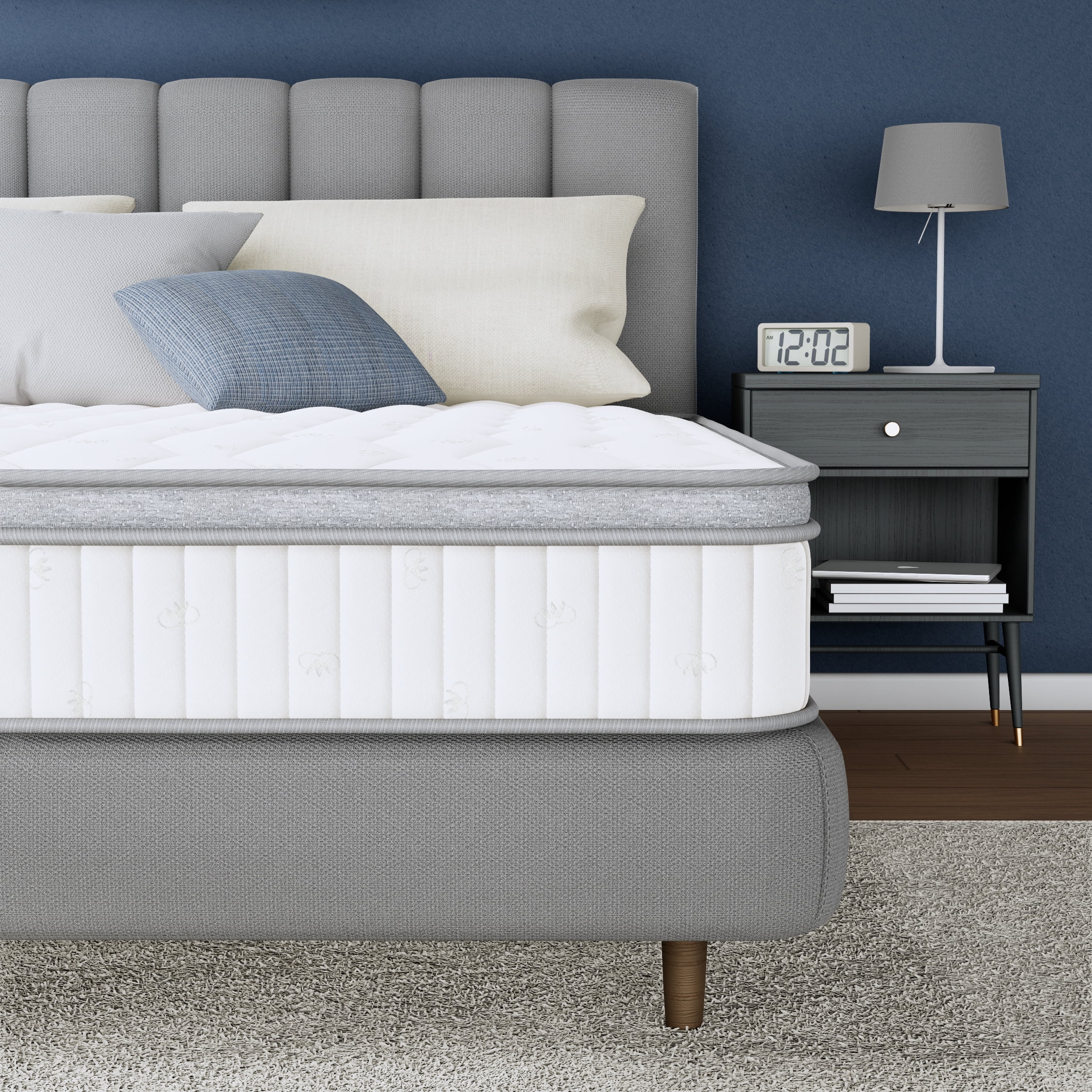 CELTOSS CT-HY2 10 in Hybrid Mattress Full Medium Tight Top with Mattress-in-a-Box