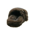 thumbnail image 4 of No Boundaries Women's Faux Fur Buckle Clog Slippers, 4 of 8