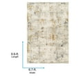 thumbnail image 5 of Livabliss Area Rugs for Living Room, 7x9 Beckham Modern Off-White Rug, Bedroom Dining Room Home Decor Stain Resistant Carpet (6'7" x 9'6"), 5 of 5