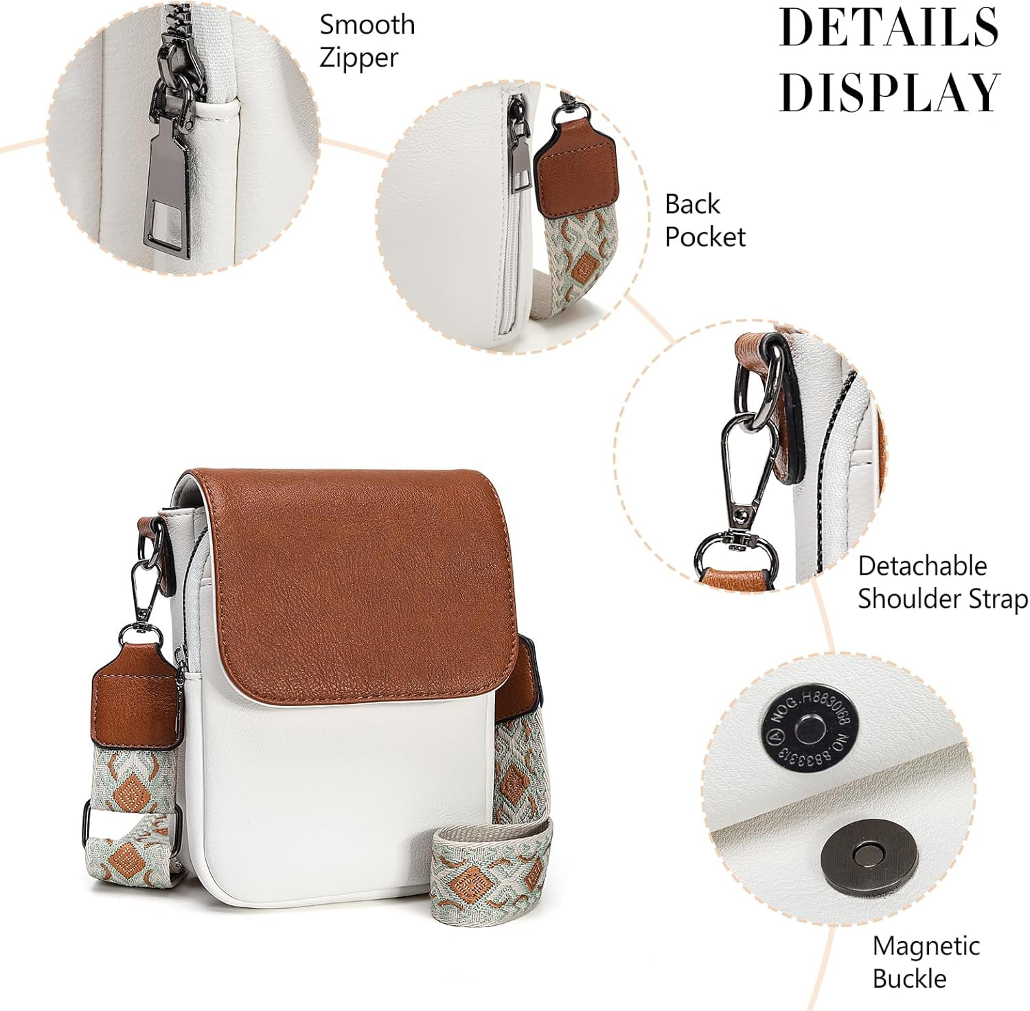 Small Crossbody Bag for Women Cell Phone Bag Cross Body Wallet Purses Mini Shoulder Handbag Purse with Card Slots