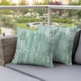 thumbnail image 2 of Outdoor Waterproof Pillow Covers Modern Sage Green Oil Painting Decorative Throw Pillow Protectors,Pillowcase Cushion Cases for Patio Sofa Garden Couch,18x18in,Pack of 2, 2 of 14