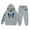 AGJQ#188 Grey, variant on Baby Girl Outfits Clothing Set Buttrfly Print Crop Top Hoodies Sweatpants 2 Piece Outfits Kids Sweatsuit Tracksuit Jogger Set Size 3 Y-4 Y