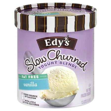 Dreyers Edys Slow Churned Yogurt Blends Frozen Yogurt, 1.5 ...