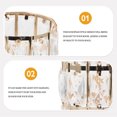 thumbnail image 5 of Phenofice 1Pack Crystal Lampshade for Bulb Lamp European Design 11.8x4.7in, 5 of 5