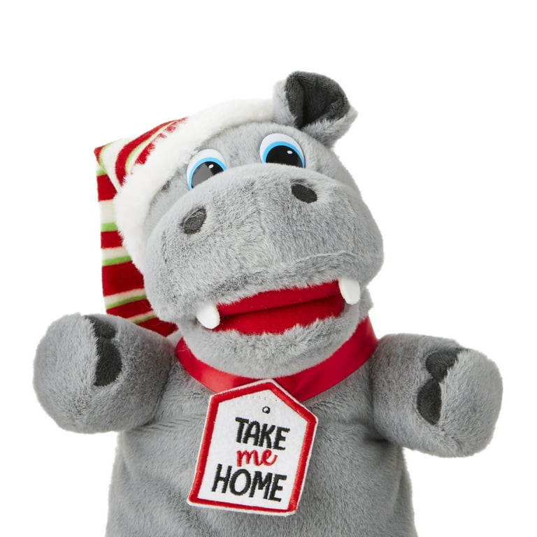 Christmas on sale hippo plush