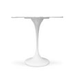 thumbnail image 3 of TABLE À MANGER TULIPE EN MARBRE faite de dessus en marbre blanc 32", 3 of 4