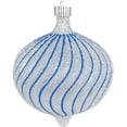 thumbnail image 6 of Christmas By Krebs Decorative Ball Ornament, 6 Inch, Blue & Silver (Pack of 8), 6 of 7