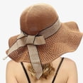 thumbnail image 2 of Tea Party Hat Easter Womens Summer Dress Hat Wide Leaf Flower Bridal Shower Hat Sun Hats Beach Hat, 2 of 5