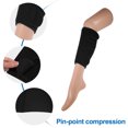 thumbnail image 3 of Unique Bargains Adjustable Calf Compression Brace Black for Running Joint Pain Ease Spandex, 3 of 7