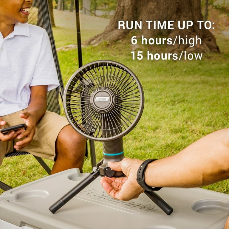 Coleman battery fan hot sale