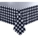 thumbnail image 1 of Mantel blanco impermeable a prueba de aceite, mantel de PVC, resistente, fácil de limpiar, para picnic al aire libre, cocina, comedor, cafetería, restaurante, 1 of 7