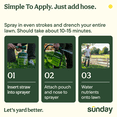 thumbnail image 5 of Sunday Southeast Nutrients Ready-to-Spray Liquid Lawn Fertilizer (18-0-6), 42.3 oz, 5000-Sq ft, 5 of 7