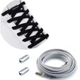 thumbnail image 1 of LSLJS Elastic Universal Shoelaces Without Tying Adjustable with Metal Closure, Women Shoelace, 1 of 1