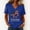 A1-Blue, variant on Women's 4th Of July Shirts Short Sleeve V-Neck Shirts American Flag Design T-Shirt 250 Years Of Freedom Cross Patriotic Tee,Light Blue M