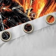 thumbnail image 4 of Homewish Abstract Sport Motorcycle Black Out Curtains For Teens Boys Girls,Dirt Bike Curtains Pack of 2 (42x63 Each),Black Orange Red Bedroom Curtains,Microfiber Bedroom Decor, 4 of 6