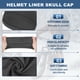 thumbnail image 3 of Gorro interior para casco Uxcell para hombres, sombreros que absorben el sudor, gorras elásticas para debajo de cascos para correr, bicicleta, motocicleta y ciclismo en gris oscuro, 3 of 7