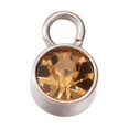 thumbnail image 1 of Colgante de acero inoxidable con forma de copa de diamante y piedra de cumpleaños de 6 mm, piedra de cumpleaños número 12, accesorios de joyería para bricolaje, 1 of 1