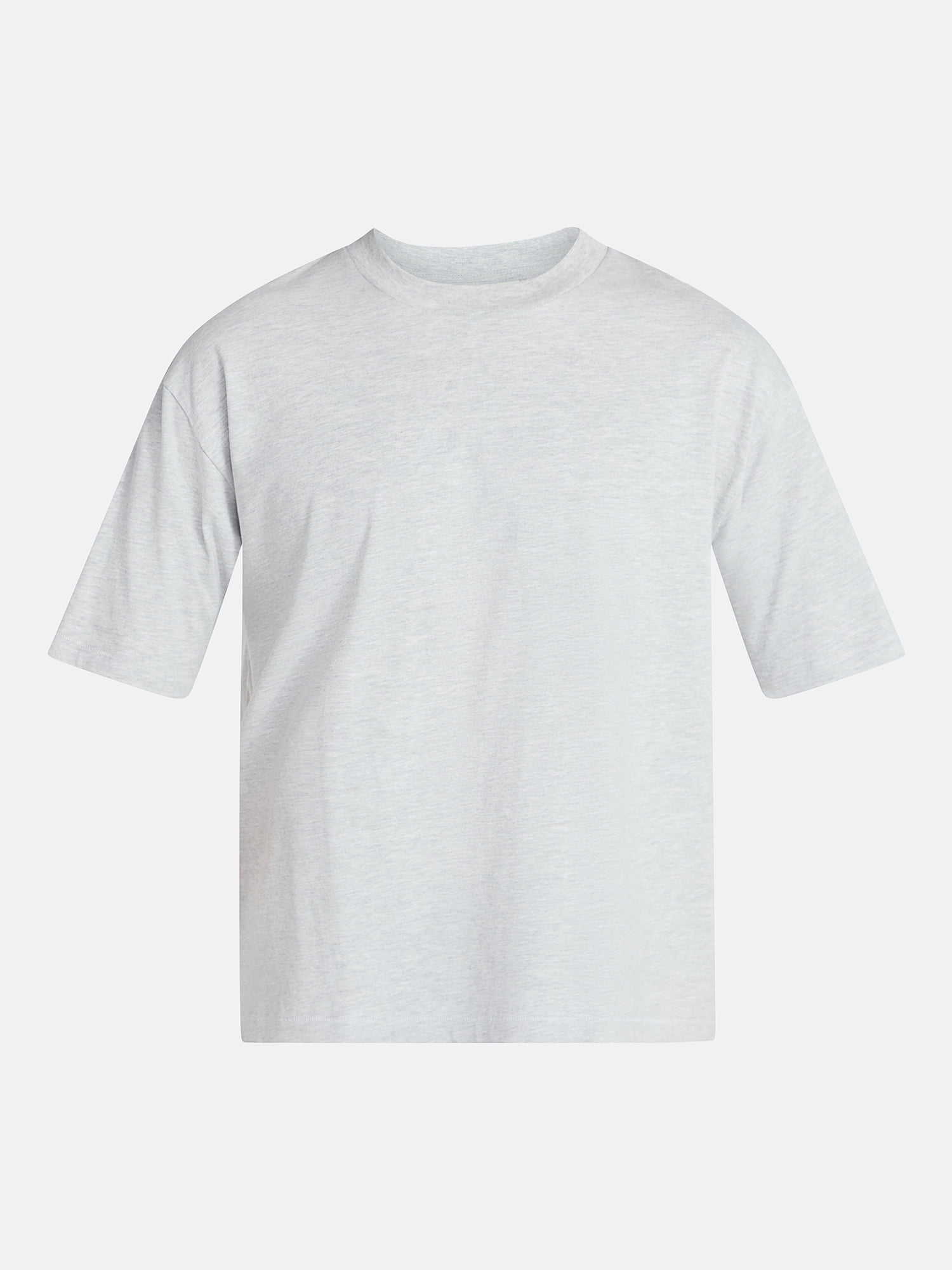 No Boundaries Cotton Oversized Cropped Tee with Short Sleeves, Men's and Big Men's XS-5XL