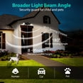 thumbnail image 4 of Tsothea Motion Sensor Security Light Battery Powered Adjustable Outdoor Flood Light Waterproof - Black, 4 of 8