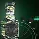 thumbnail image 5 of Audifonos Gamer Onikuma K8 Ajustable Microfono 3.5mm LED Camuflaje Verde, 5 of 6