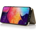 thumbnail image 6 of Phone Case for Samsung Galaxy A50 with Tempered Glass Screen Protector and Card Holder Wallet Cover Stand Flip Leather Cell Accessories Glaxay A 50 Gaxaly S50 50A SM A505G Cases Women Golden, 6 of 7