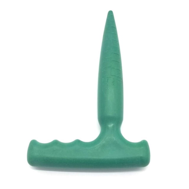 HEALEEP Green Plastic Gardening Tool Widger for Accurate Seed Dispensing and Transplanting Plants