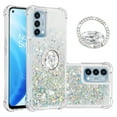 thumbnail image 1 of Case for FOXDOCK OnePlus Nord N200 5G Full Corner Protection Glitter Phone Case with Ring Holder, 1 of 4