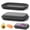 Gray, variant on Mage Crab 2 Pack Silicone Food Fresh-Keeping Storage Containers with Lid, Dual-Shape Design, BPA-Free, Leakproof Lock Clips, Versatile Fridge Storage Containers, Space Saving & Expandable