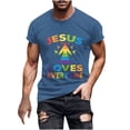 thumbnail image 1 of Camisetas de Manga Larga para Hombres Imprimir Camiseta de Cuello Redondo Casual, Camisetas de Manga Larga para Hombres Algodón, 1 of 5
