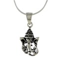 thumbnail image 3 of NOVICA Sterling silver pendant necklace, 'Spirit of Ganesha', 3 of 8