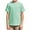 Lake green, variant on Summer Children Boy's Tee Tops Short Sleeve Kids Casual Solid Color Shirt with Pocket