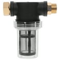 thumbnail image 1 of Washing Machine Water Filter High-pressure Connection Fitting for Pressure Washers and Garden with US Standard (Black), 1 of 8