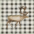 thumbnail image 2 of PI Studio  12x12 White Modern Wood Framed Museum Art Print Titled - Santas Deer II, 2 of 4