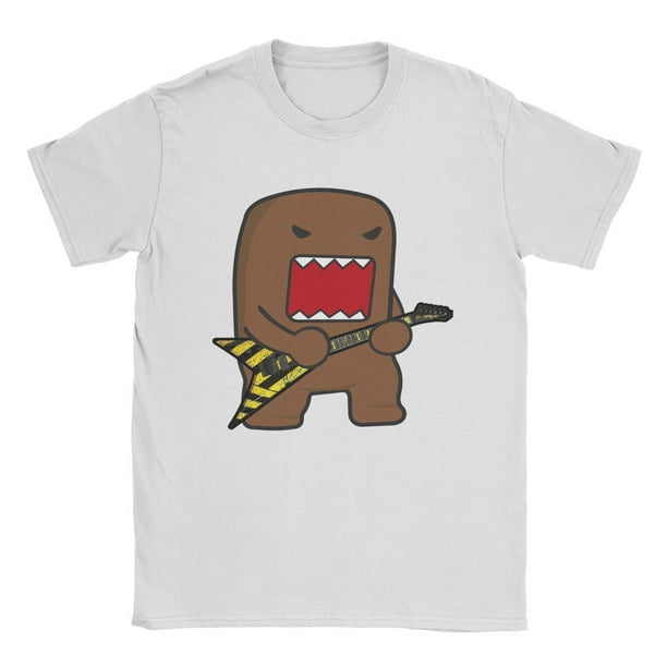 Domo Kun-camisetas de manga corta para hombre y mujer, camisas informales versátiles y divertidas estampadas Harajuku de algodón Vintage Unisex