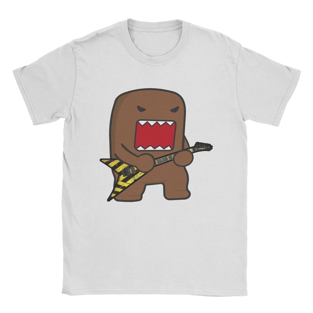 Domo Kun-camisetas de manga corta para hombre y mujer, camisas informales versátiles y divertidas estampadas Harajuku de algodón Vintage Unisex