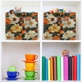 thumbnail image 6 of Yayeee 2 Pack Canvas Storage Basket with Handles for Shelves Fabric Bins Closet Organizer, Bright Floral, 6 of 8