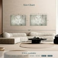 thumbnail image 4 of Elephant Stock Abstract Chandelier Wall Art - Horizontal Canvas Wall Art - Living Room Wall Decor - Hobbies And Lifestyle Canvas - Gray And White Decor - 51" x 34", 4 of 8