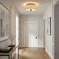 thumbnail image 3 of Blanche 3-Light Matte Black Flush Mount Light, 3 of 3