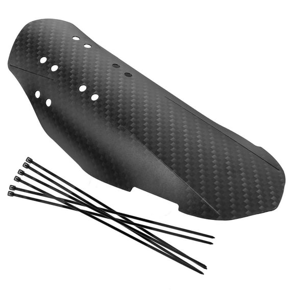 YUYUETIME Mountain Bike Front Mud Guard 1Pack 28.00X26.50X0.20cm Black Plastic