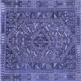 thumbnail image 1 of Ahgly Company Indoor Square Persian Blue Traditional Area Rugs, 5' Square, 1 of 4