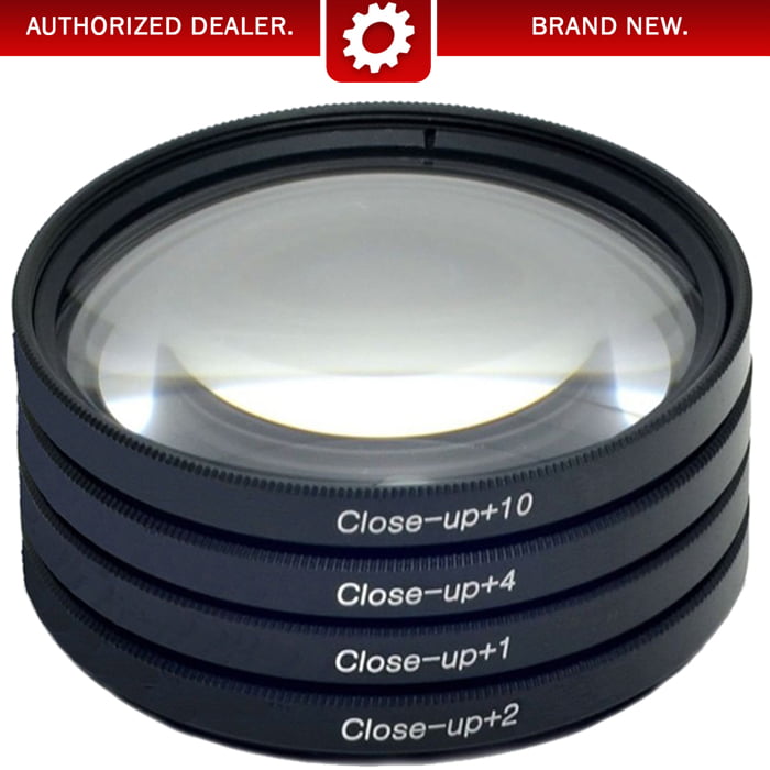 10 Close-Up Macro Filter Set with Pouch 2 4 PLR Optics 4PC LENS-63 52mm 1 