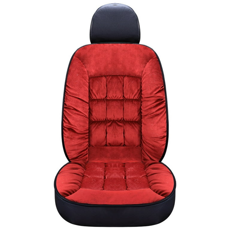 MyBeauty Autumn Winter Universal Plush Car Front Seat Cover Cushion Auto  Soft Pad Mat