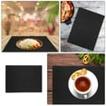 thumbnail image 3 of Miangastore Napperons en Silicone Noir 4 Pcs 15.7x11.8x0.2 Po, 3 of 9