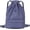 Blue, variant on Drawstring Backpack Sports Gym Bag Waterproof Nylon Backpack Unisex Shoulder Bag Outdoor String Bag for Men Women (Purple)